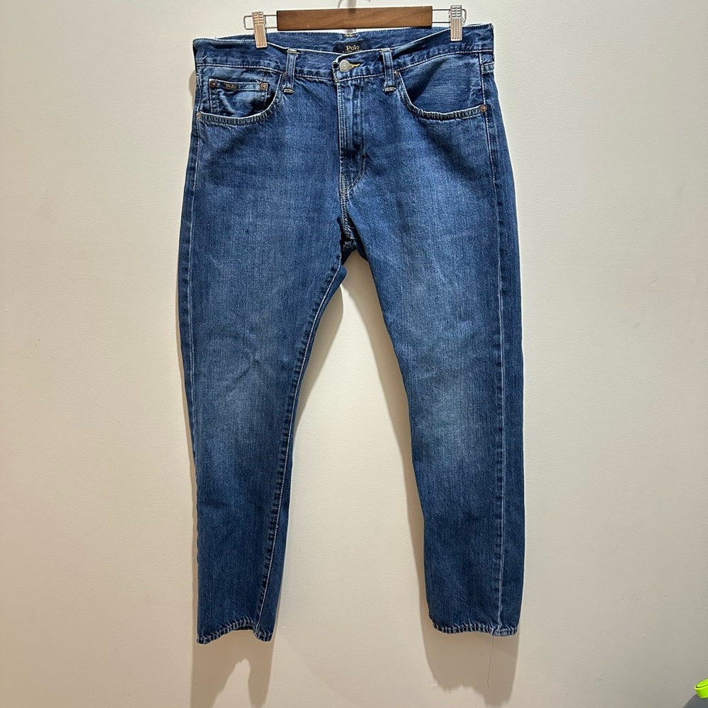 Ralph Lauren 34x32 Men's Slim Fit Blue Denim Jeans